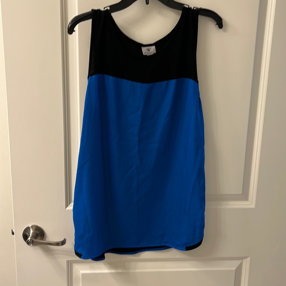 Worthington Women’s Duo Tone Sleeveless Tunic, Size L